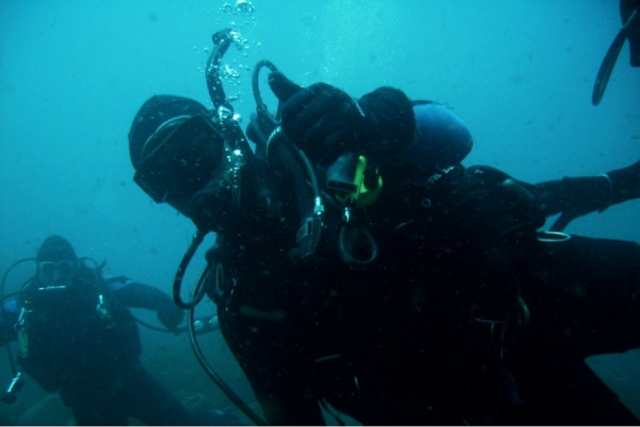 Diversion bajo el agua